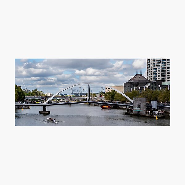 Item preview, Melbourne looking up the Yarra to the MCG designed and sold by Geoffrey O'Hearn.