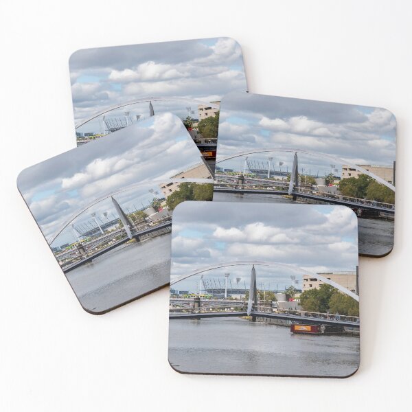 Item preview, Melbourne looking up the Yarra to the MCG designed and sold by Geoffrey O'Hearn.