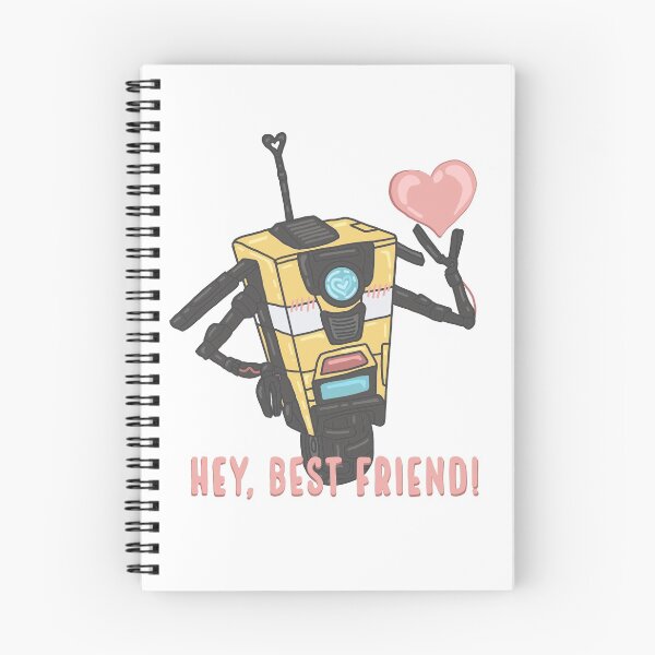 Item preview, Cute Claptrap "Hey, Best Friend!" designed and sold by Kimiwarui.