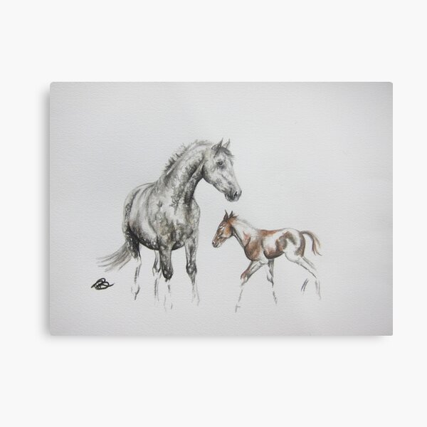 First Steps Metal Print