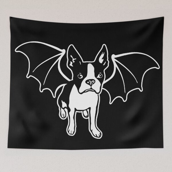 Item preview, Halloween - Boston Terrier Vampire Bat designed and sold by Griffnote.