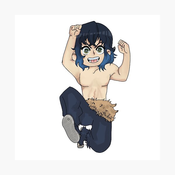 Inosuke Chibi Photographic Prints Redbubble