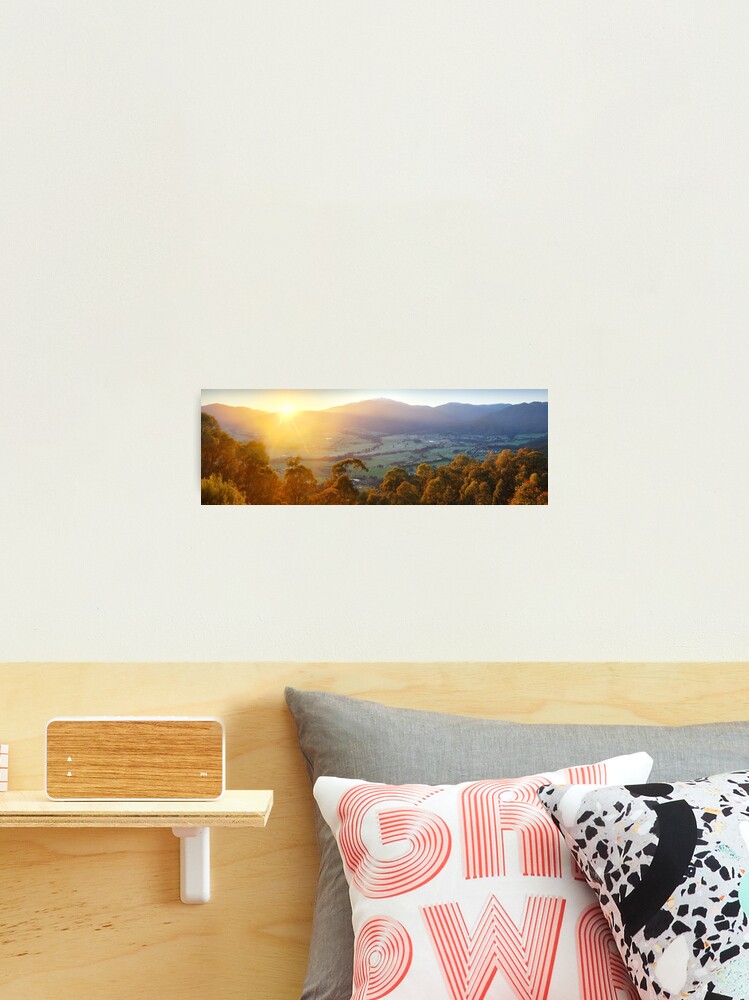 Thumbnail 2 of 3, Photographic Print, Mt Beauty Township, Kiewa Valley, Victoria, Australia designed and sold by Chockstone.