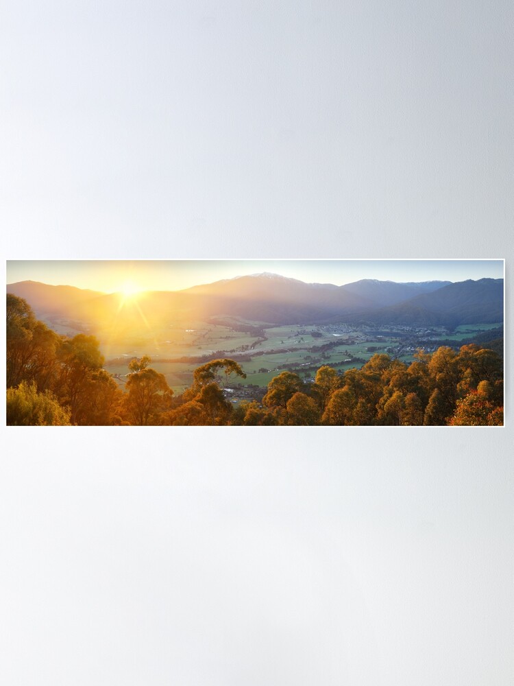Thumbnail 1 of 3, Poster, Mt Beauty Township, Kiewa Valley, Victoria, Australia designed and sold by Chockstone.