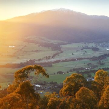 Artwork thumbnail, Mt Beauty Township, Kiewa Valley, Victoria, Australia by Michael Boniwell