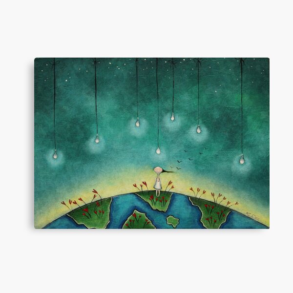 You light up my world Canvas Print