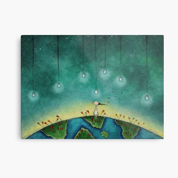 You light up my world Metal Print