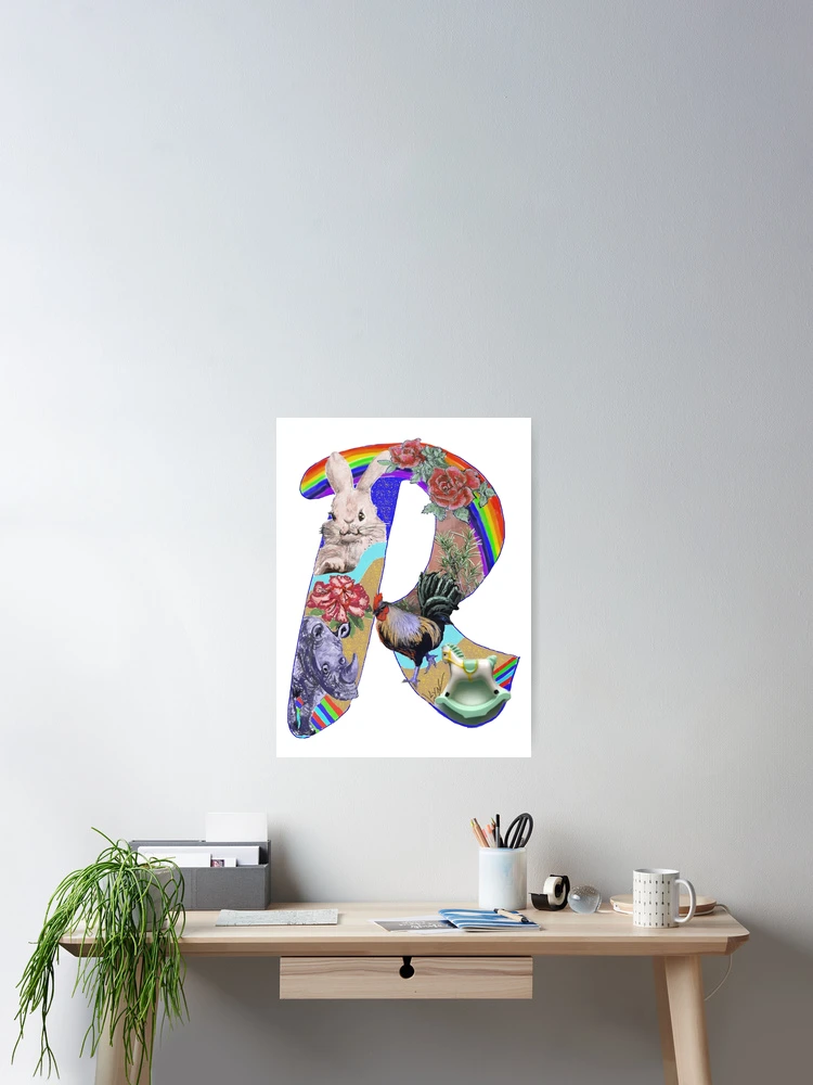 Thumbnail 2 of 3, Poster, Alphabet R designed and sold by Lyn Walker.