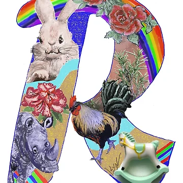 Artwork thumbnail, Alphabet R by Lyn Walker