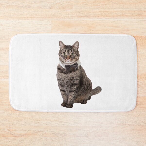 Item preview, Cute Tabby Cat Wearing Bowtie designed and sold by Leslie Banks.