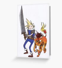 FF7 Time! Greeting Card