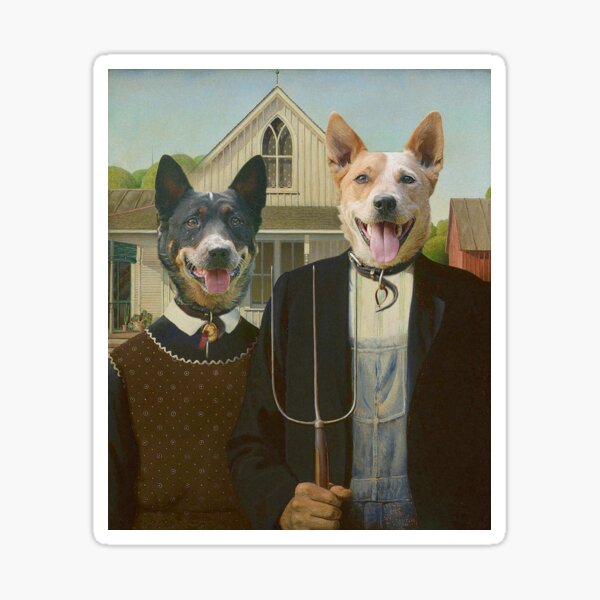 Aperçu de l'œuvre Australian Heeler Gothic créée et vendue par el-Baino.