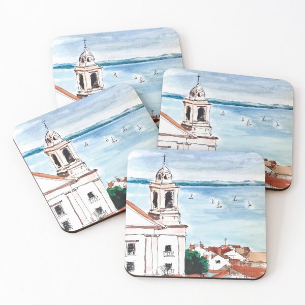 Item preview, Lisbon Cityscape Portugal designed and sold by TheJoeyStudio.