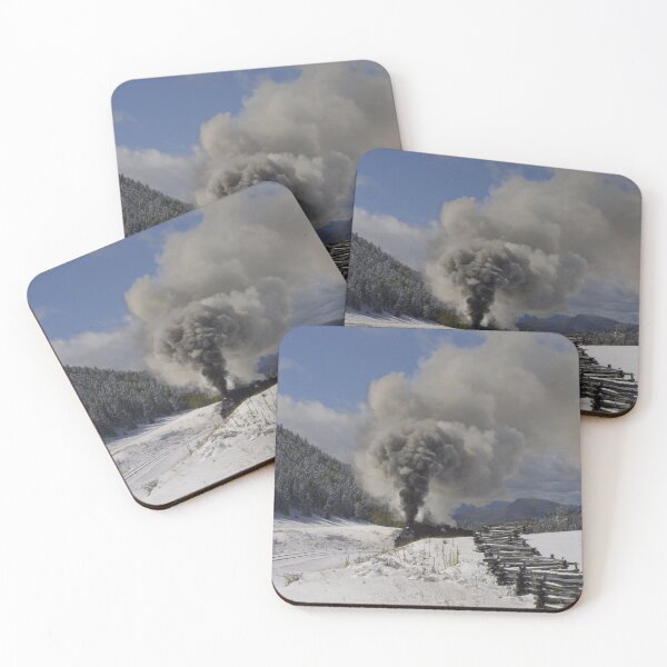 Item preview, Train in Snow with Fence 2 designed and sold by Spattergull.