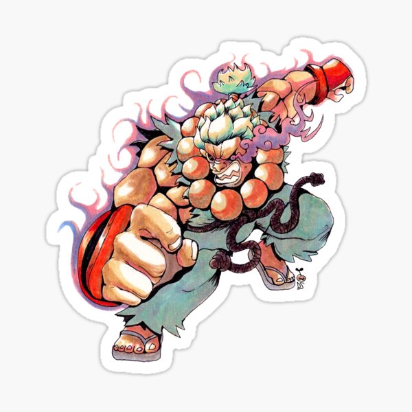 Akuma Taunt For Destruction | Sticker