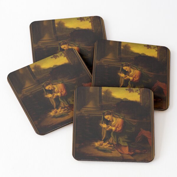 Item preview, La Vergine Che Adora Il Bambino by Antonio da Correggio designed and sold by Xzendor7 Digital Art Creations.
