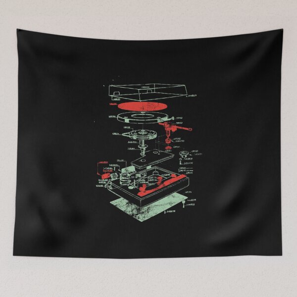 Item preview, Dj Turntable Record Player - Analog Synth Synthesizer design designed and sold by A-Fashion.