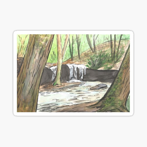 Debord Falls #2 Sticker