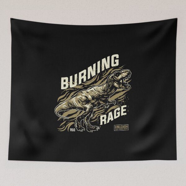 Item preview, Burning Rage - Unleash Your Inner Beast designed and sold by flipper42.