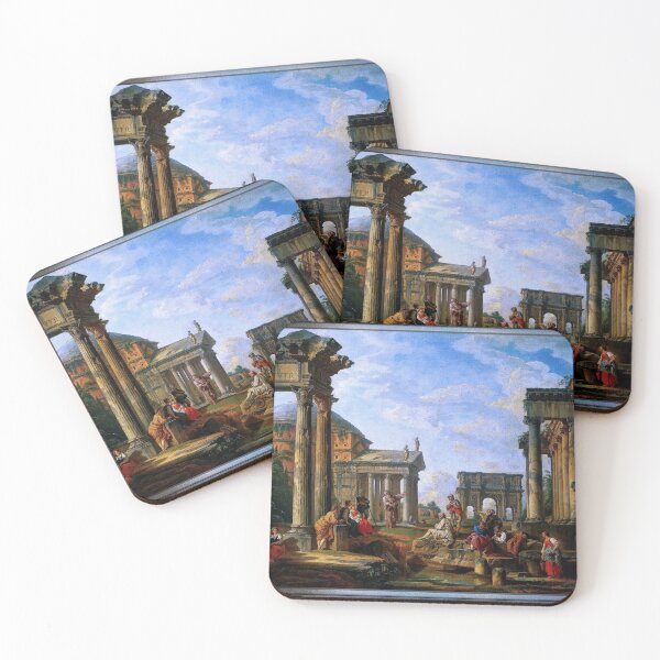 Item preview, Roman Ruin With A Prophet by Giovanni Paolo Pannini designed and sold by Xzendor7 Digital Art Creations.