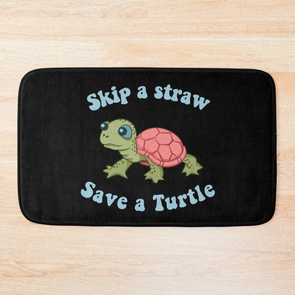 Item preview, Skip a Straw Save A Turtle designed and sold by merchninja.