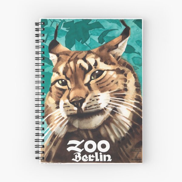 Artikelvorschau, 1930 Ludwig Hohlwein Zoo Berlin Luchs Poster entworfen und verkauft von retrographics.