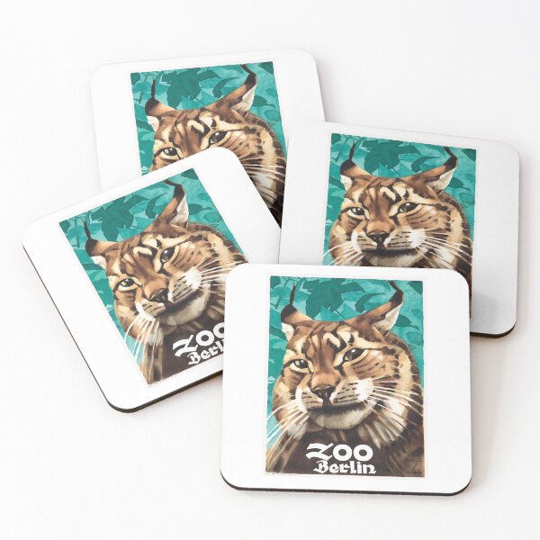 Item preview, 1930 Ludwig Hohlwein Zoo Berlin Lynx Poster designed and sold by retrographics.