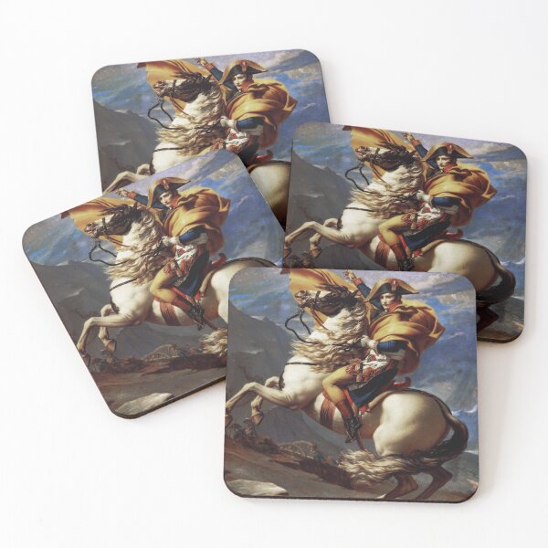 Item preview, Napoleon Crossing The Alps by Jacques Louis David Old Masters Prints designed and sold by Xzendor7 Digital Art Creations.