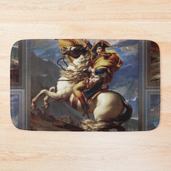 Item preview, Napoleon Crossing The Alps by Jacques Louis David Old Masters Prints designed and sold by Xzendor7 Digital Art Creations.