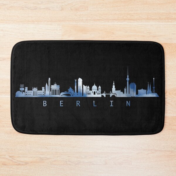 Item preview, Berlin Skyline Blue sky designed and sold by Elenia Design.