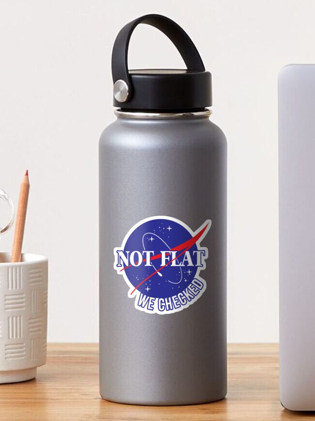 NASA 80's Retro Steel Slim Water Bottle