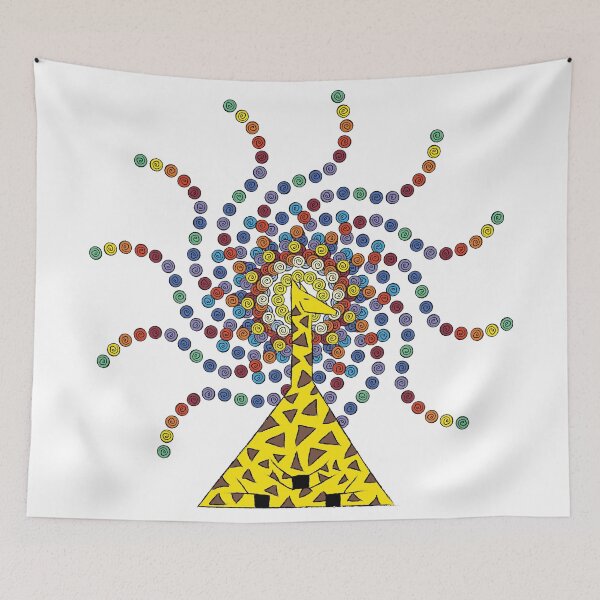 Item preview, Meditating Giraffe designed and sold by innrfrqncy.