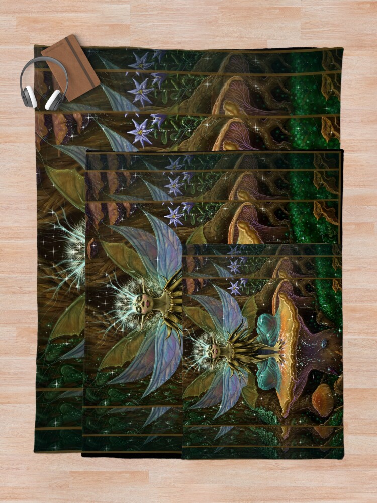 Alternate view of Tuning In Throw Blanket