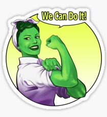 She-hulk the Riveter Sticker