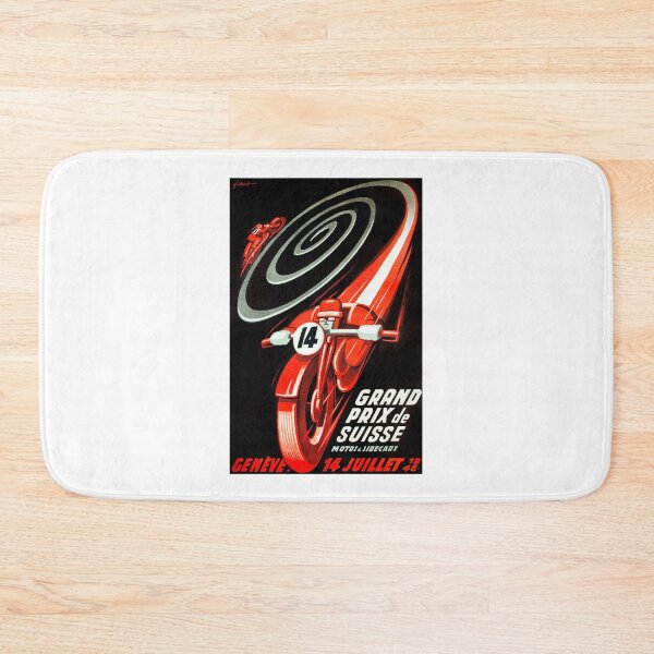 Item preview, 1946 Swiss Grand Prix Motorcycle Racing Poster designed and sold by retrographics.