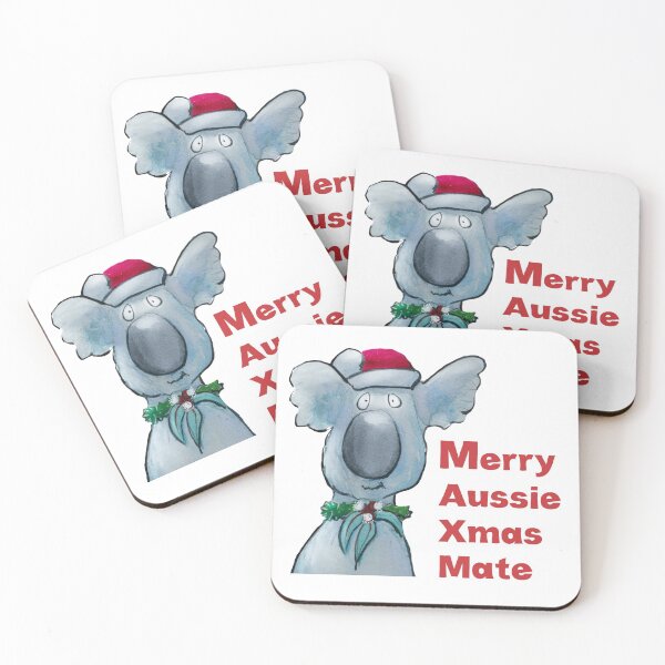 Item preview, Merry Aussie Xmas Koala designed and sold by ArtbyNETTY.