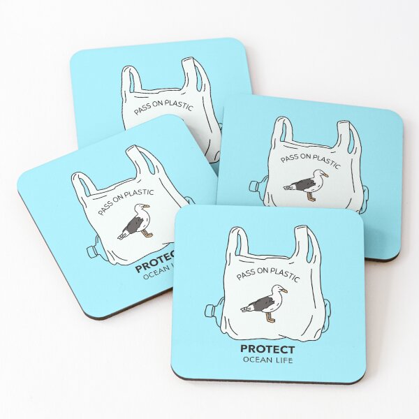 Item preview, Say No To Plastic Bags Pass On Plastic Protect Ocean Life designed and sold by soondoock.