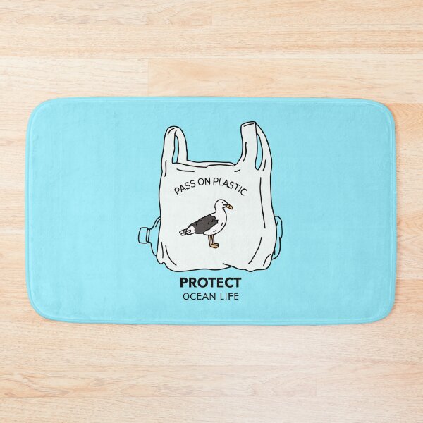 Item preview, Say No To Plastic Bags Pass On Plastic Protect Ocean Life designed and sold by soondoock.