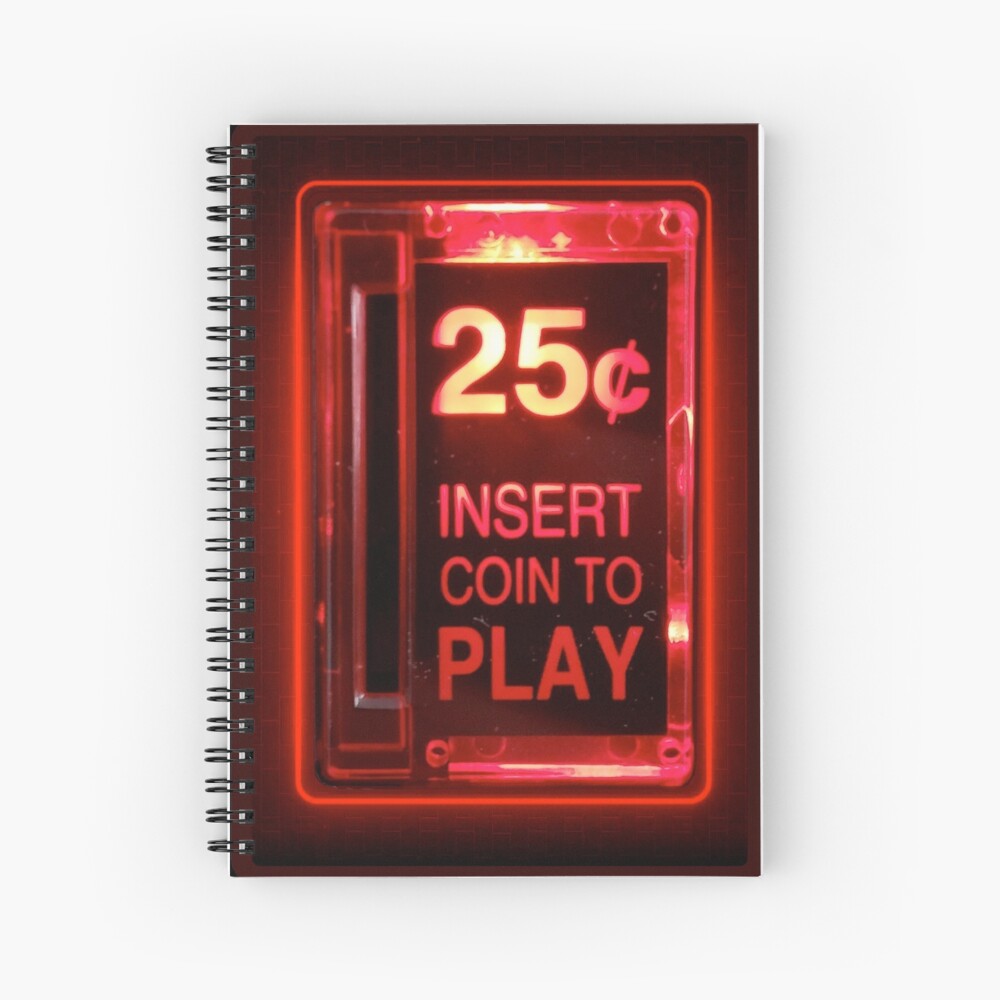 Item preview, Spiral Notebook designed and sold by Retronik.