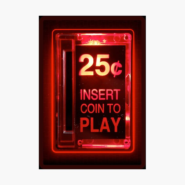 Item preview, Insert coin retro arcade designed and sold by Retronik.