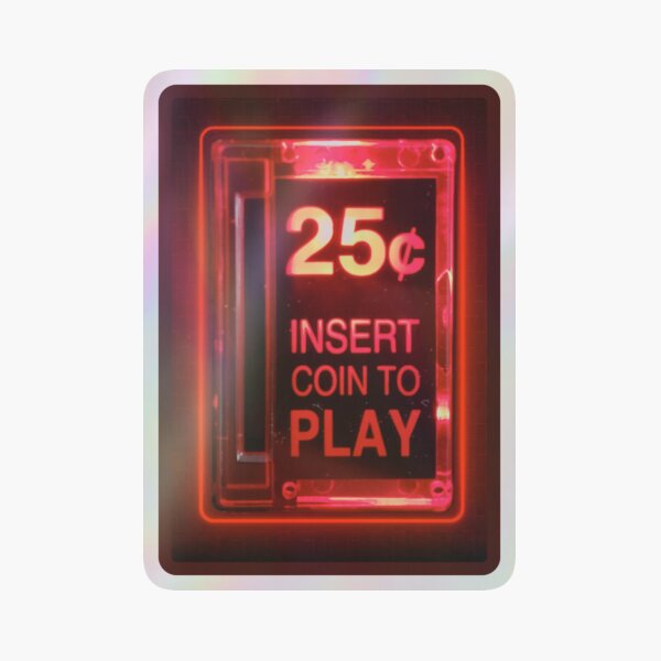 Item preview, Insert coin retro arcade designed and sold by Retronik.