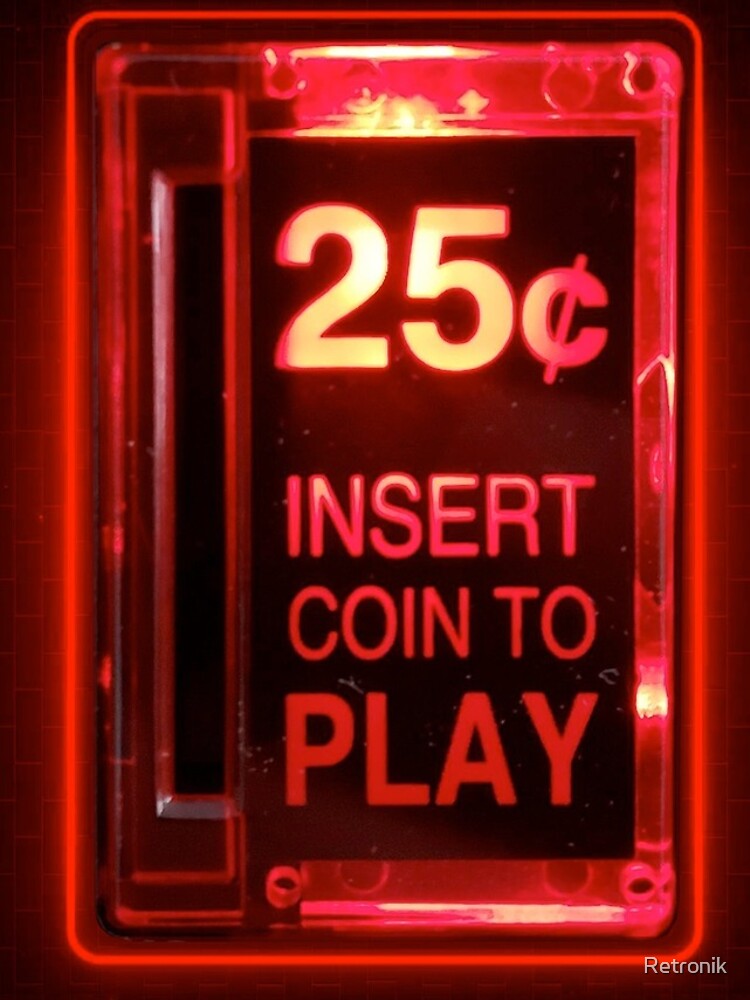 Discover Insert coin retro arcade | iPhone Case