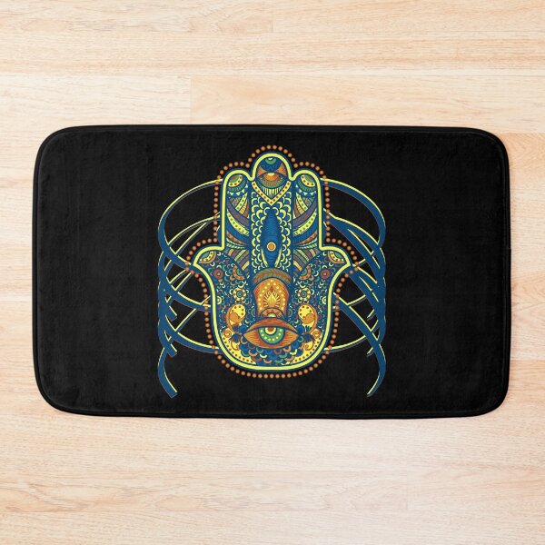 Item preview, Colorful Hamsa Mandala artwork. designed and sold by emphatic.