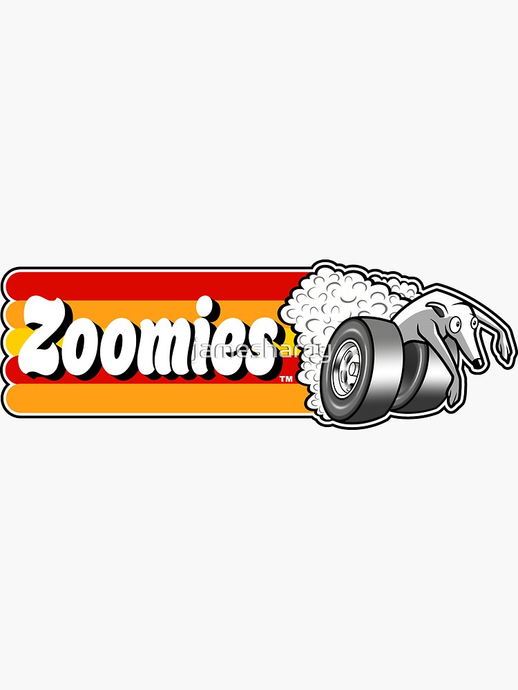 "Zoomies" Sticker for Sale by jameshardy Redbubble