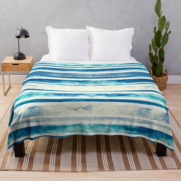 Item preview, Watercolor Stripes - Blue designed and sold by TigaTiga.