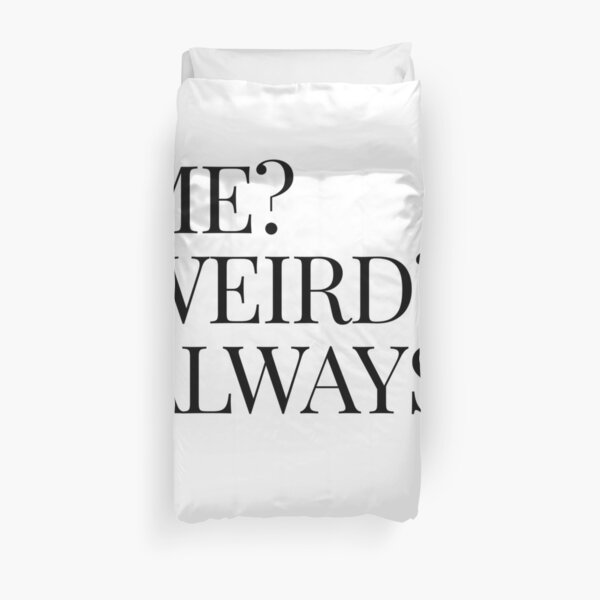 I Am Odd Duvet Cover