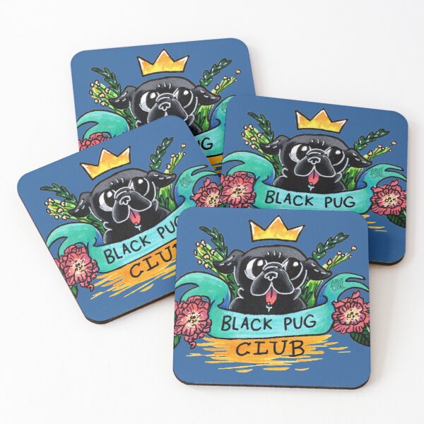 Item preview, Black Pug Club designed and sold by arlieopal.