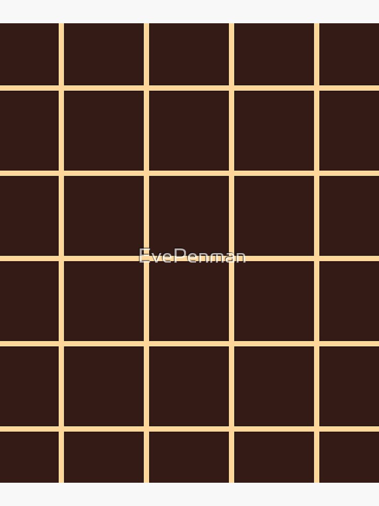 Brown Squares Graph Grid Illusion by EvePenman