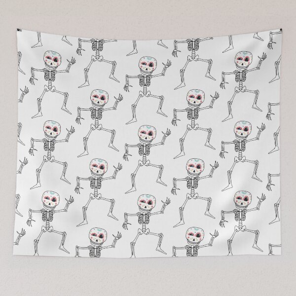 Item preview, Skeleton of the day of the death designed and sold by Marina Leal.