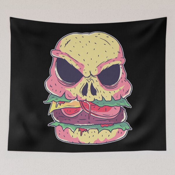 Item preview, Skull cheeseburger. designed and sold by emphatic.